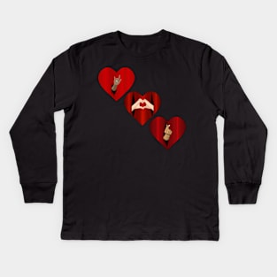 Signs for Love Kids Long Sleeve T-Shirt